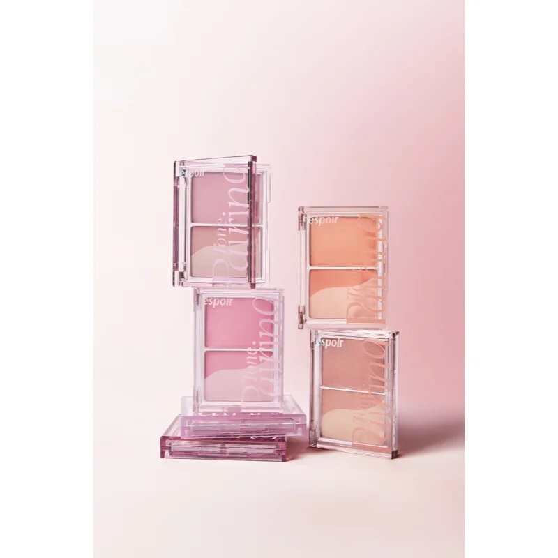 espoir Tone Pairing Cheek trio tvářenka pro dokonalý vzhled odstín Peach Fizz 9 g