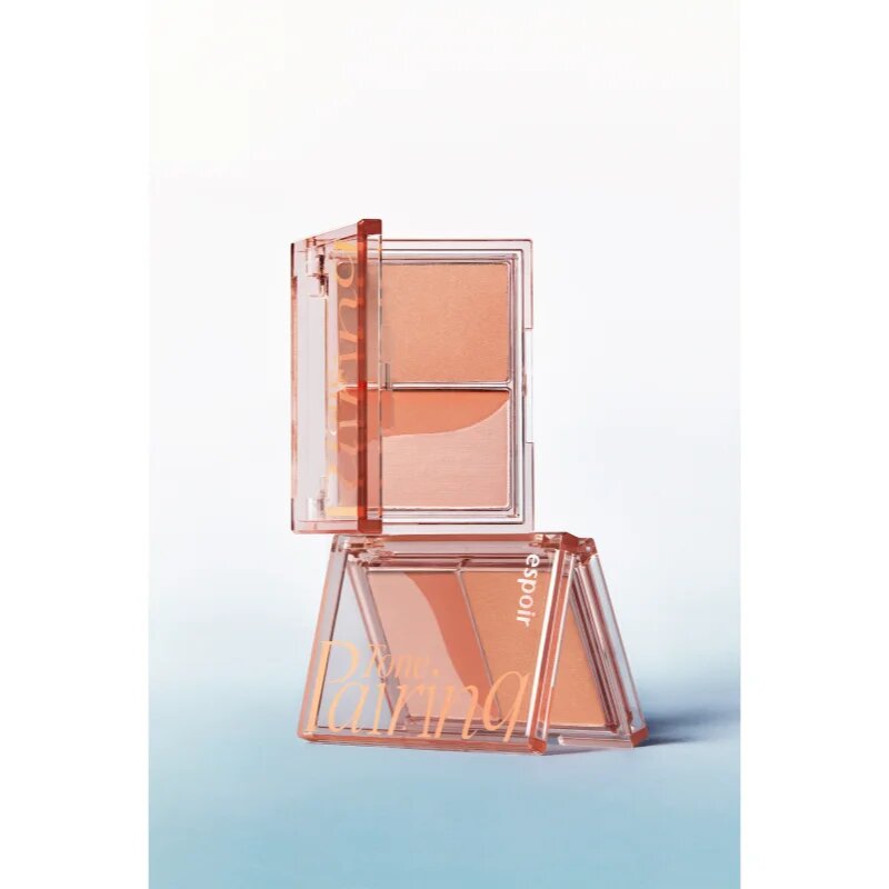 espoir Tone Pairing Cheek trio tvářenka pro dokonalý vzhled odstín Peach Fizz 9 g
