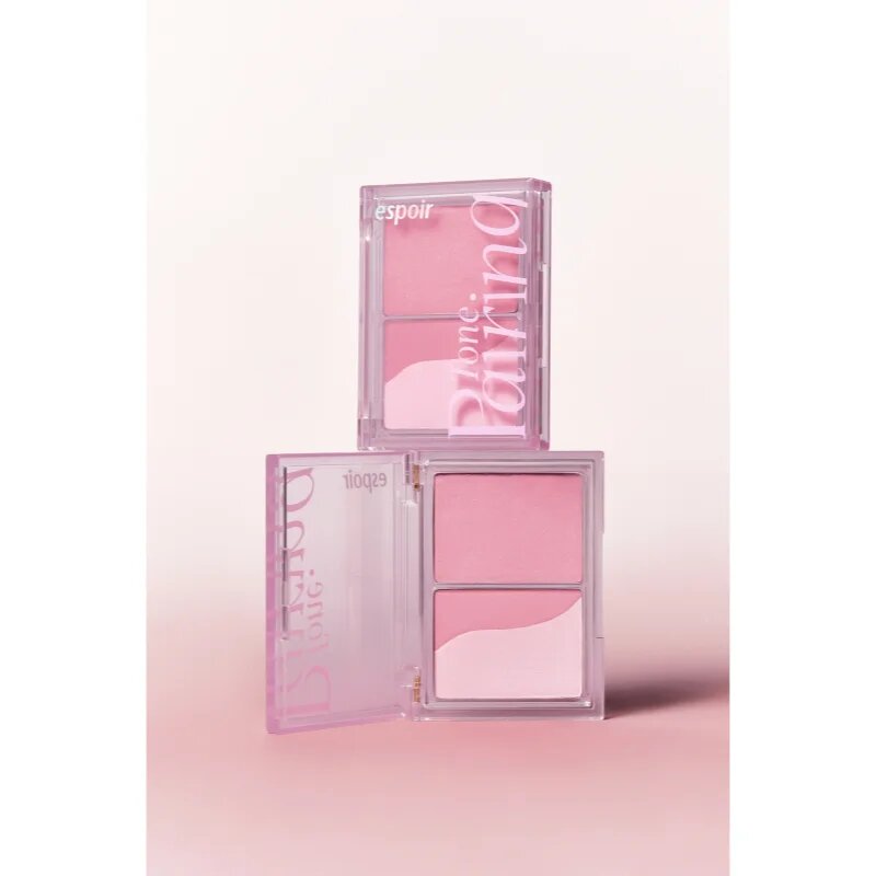 espoir Tone Pairing Cheek trio tvářenka pro dokonalý vzhled odstín Pink Icing 9 g