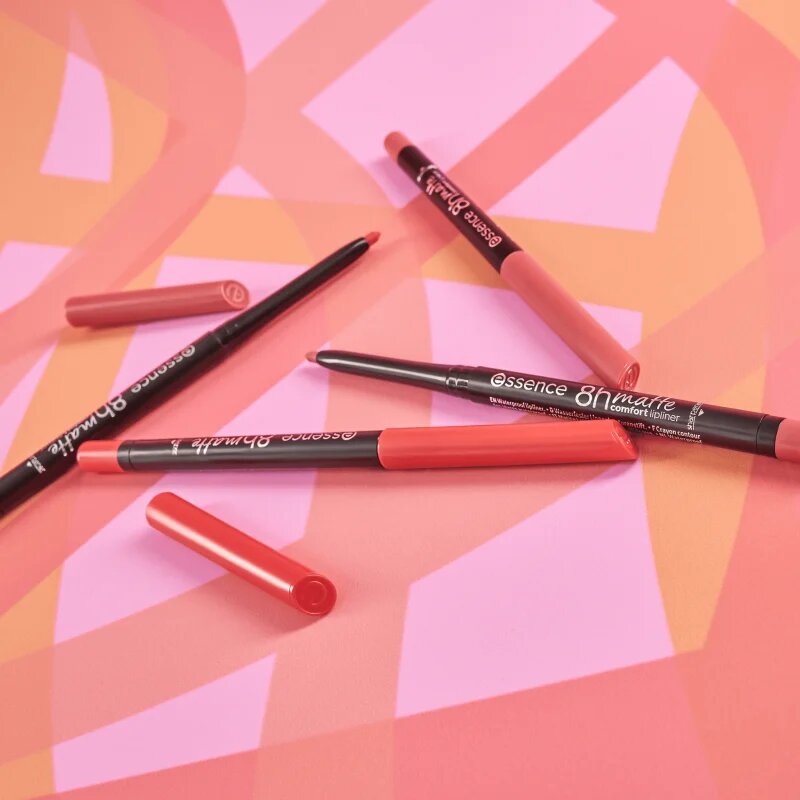 essence 8h Matte Comfort matná tužka na rty s ořezávátkem odstín 06 Cool Mauve 03 g
