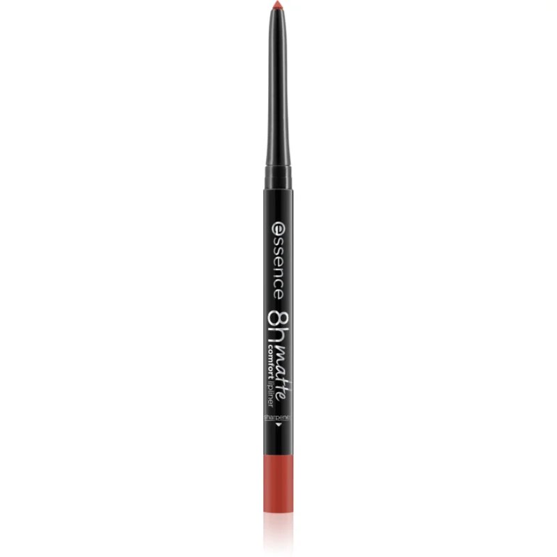 essence 8h Matte Comfort matná tužka na rty s ořezávátkem odstín 18 Cherry On Top 03 g