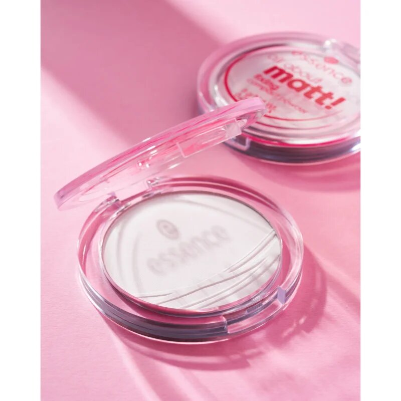 essence All About Matt! transparentní kompaktní pudr 8 g