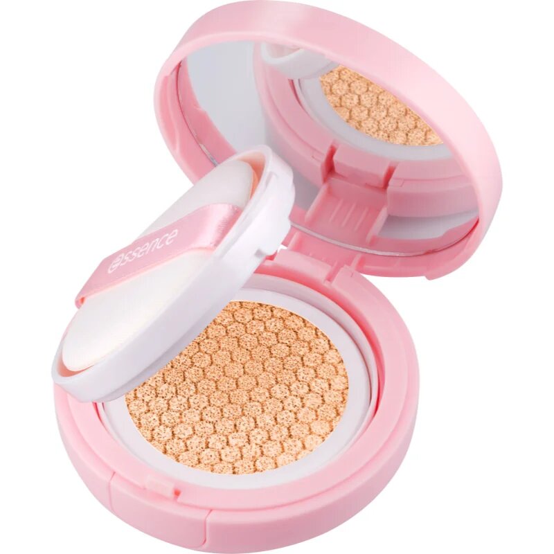 essence BRIGHTEN UP! Cushion Foundation make-up v houbičce odstín 03 Beige 12 g