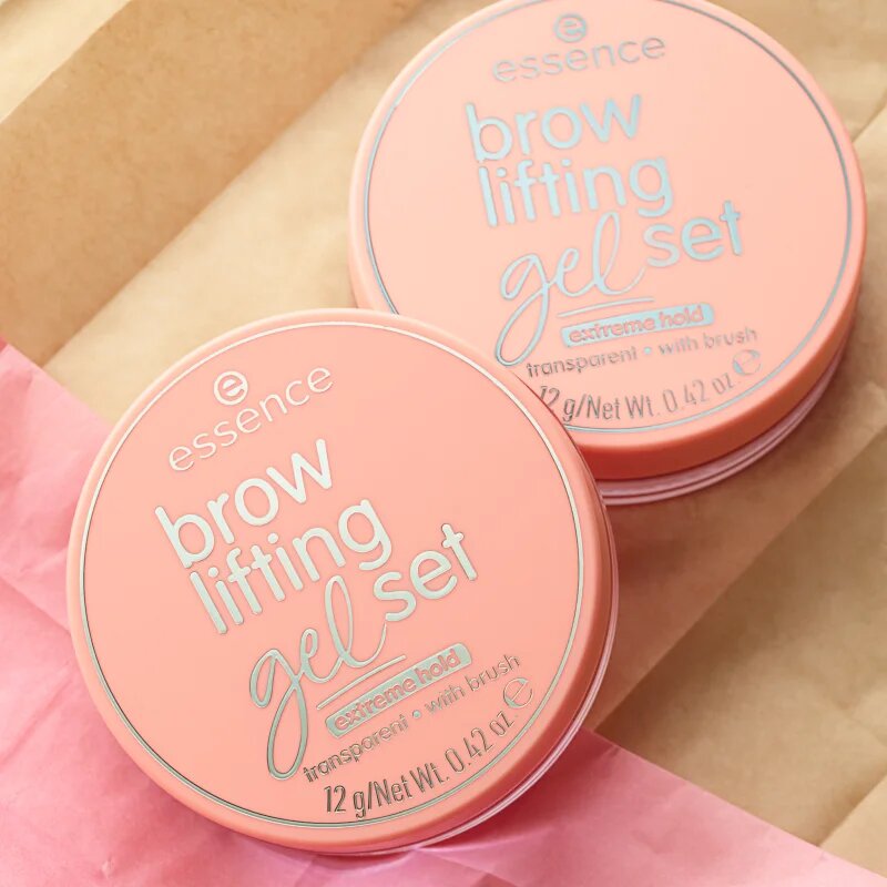 essence Brow Lifting Gel Set fixační gel na obočí s kartáčkem 12 g