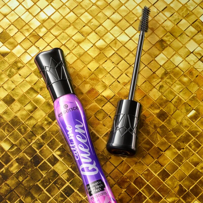 essence call me QUEEN řasenka pro efekt umělých řas odstín Black 115 ml