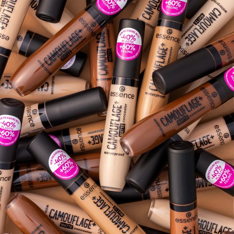 essence CAMOUFLAGE+ MATTE tekutý korektor s matným efektem odstín 70 8 ml