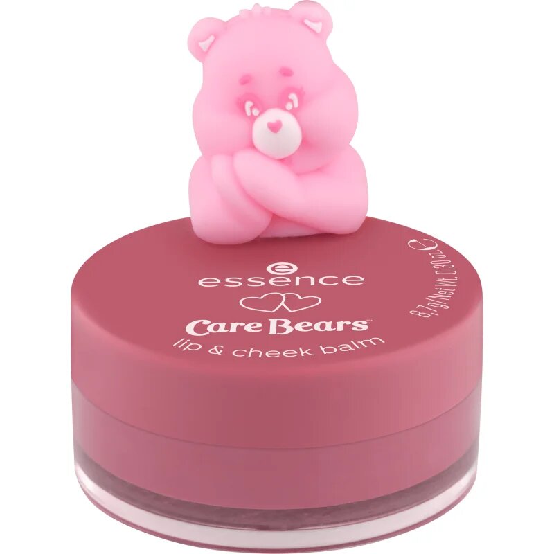 essence Care Bears tónovací balzám na rty a tváře odstín 01 Beary Soft 8.7 g
