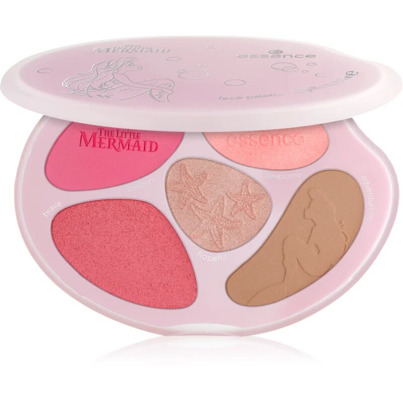 essence Disney The Little Mermaid paletka na tvář odstín 01 The World Is My Oyster! 8.9 g