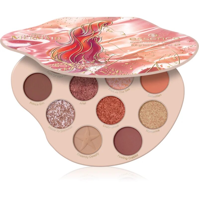essence Disney The Little Mermaid paletka očních stínů odstín 8.8 g