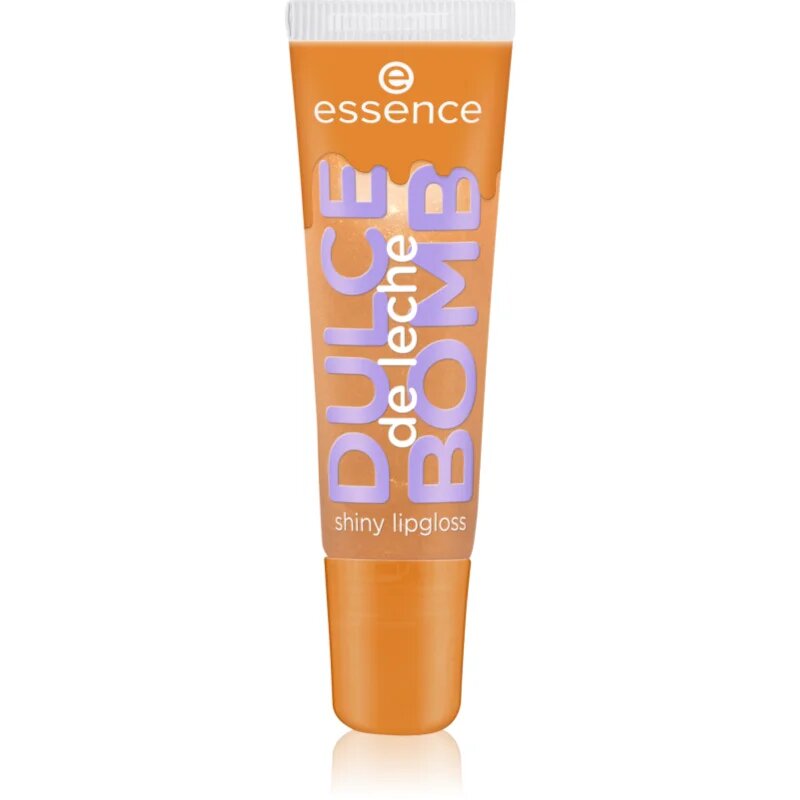 essence Dulce De Leche Bomb lesk na rty odstín 01 Cream Come True 10 ml