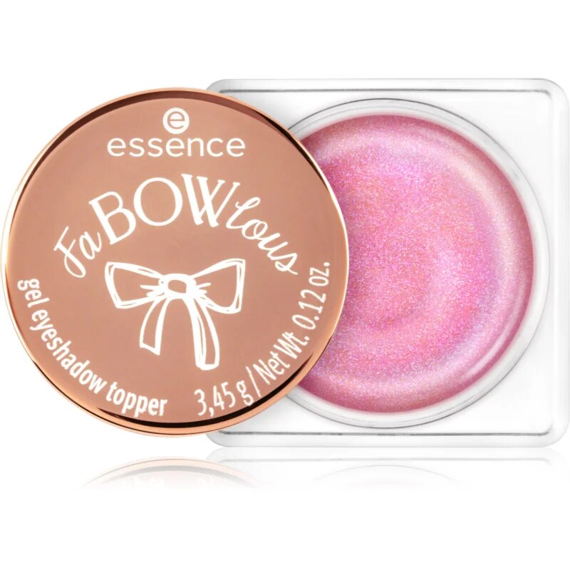 essence FaBOWlous gelové oční stíny se třpytkami odstín 01 Bow So Dazzling! 3.45 g