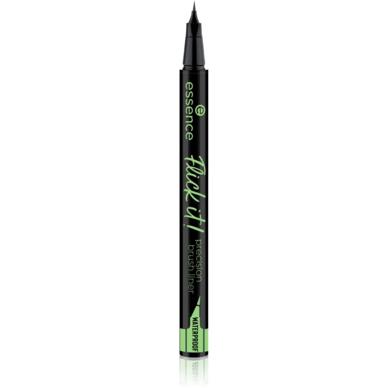 essence Flick it! precizní voděodolná linka na oči odstín 01 Black 0.5 ml