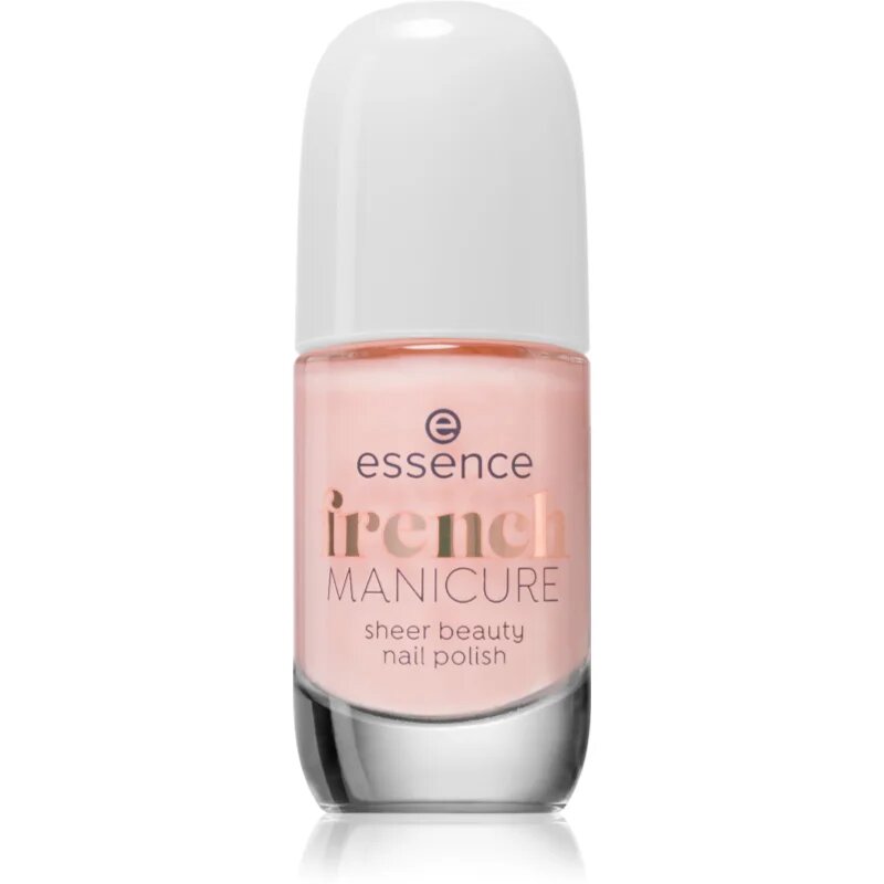 essence French MANICURE lak na nehty odstín 01 - peach please! 8 ml