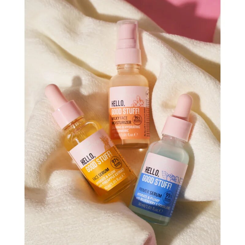 essence Hello Good Stuff! Blueberry & Squalane hydratační sérum 30 ml