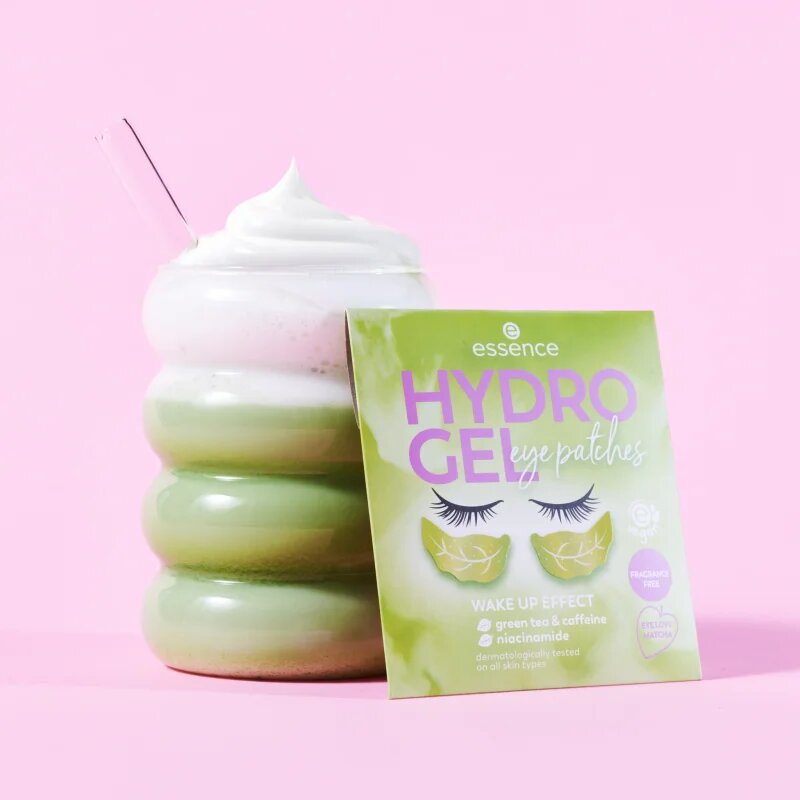 essence HYDRO GEL hydrogelová maska na oční okolí Eye Love Matcha 1 pár