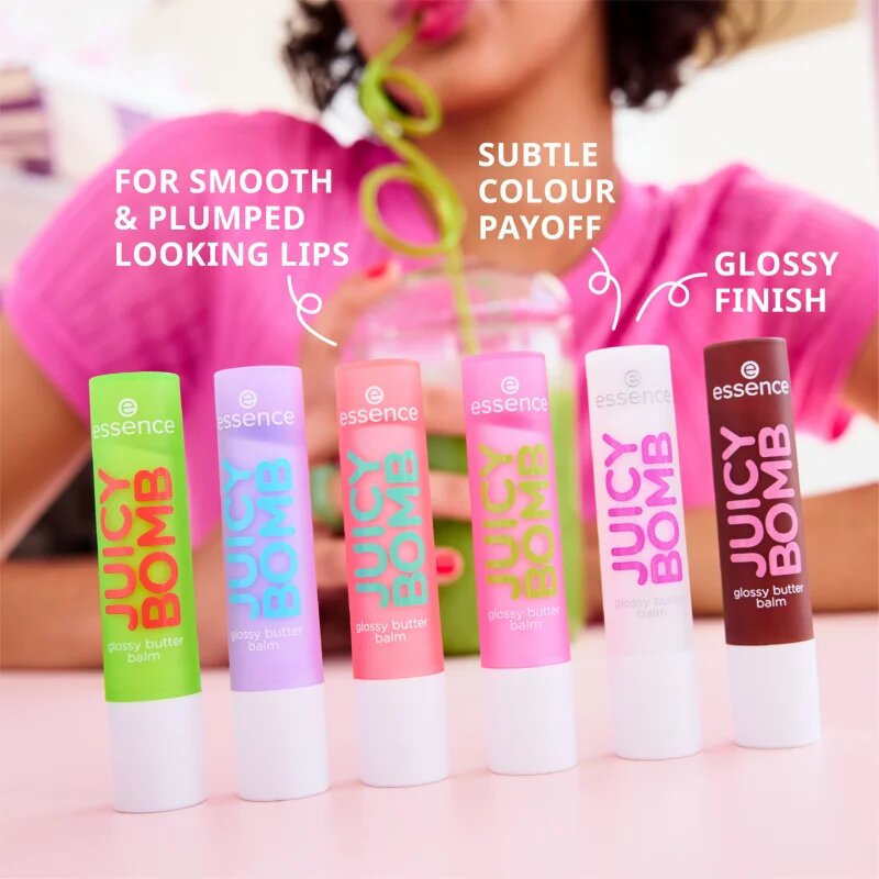 essence Juicy Bomb balzám na rty odstín 08 Cherrything I Want 2 g