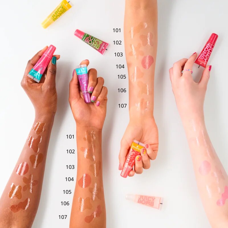 essence Juicy Bomb lesk na rty odstín 105 Bouncy Bubblegum 10 ml