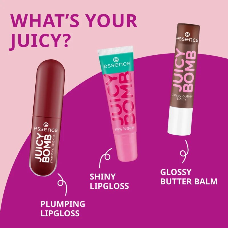 essence Juicy Bomb lesk na rty se zvětšujícím efektem odstín 05 Soft Apricot 2.6 ml