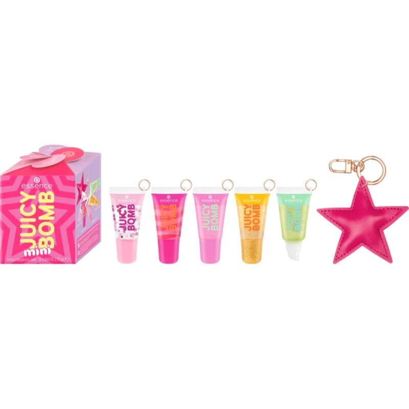 essence Juicy Bomb Mini sada na rty mini 01 Holiday Happiness