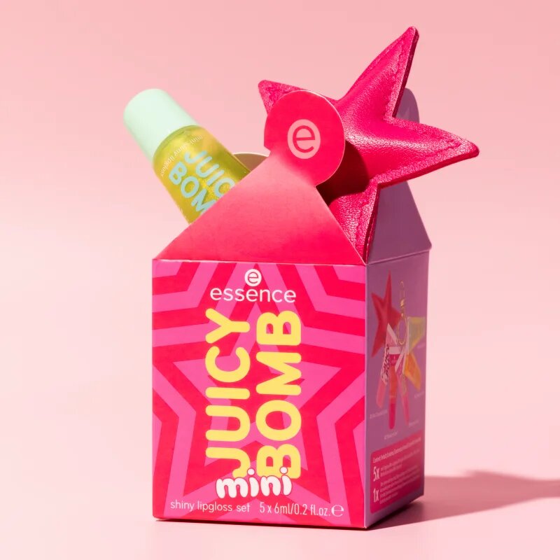essence Juicy Bomb Mini sada na rty mini 01 Holiday Happiness