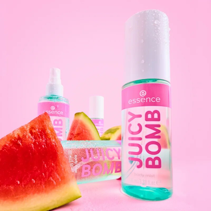 essence Juicy Bomb Tropical Drop tělová mlha pro ženy vůně 107 Watermelon Wave 100 ml