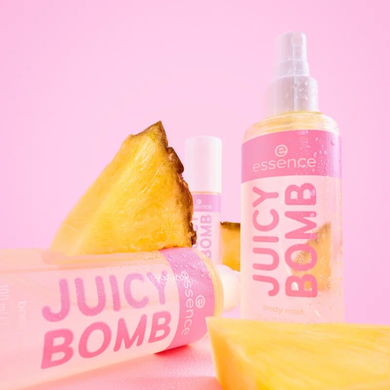 essence Juicy Bomb Tropical Drop tělová mlha pro ženy vůně 108 Pineapple Paradise 100 ml