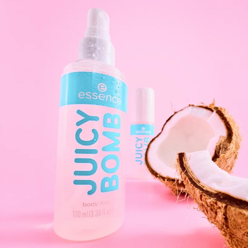 essence Juicy Bomb Tropical Drop tělová mlha pro ženy vůně 109 Coconut Crush 100 ml