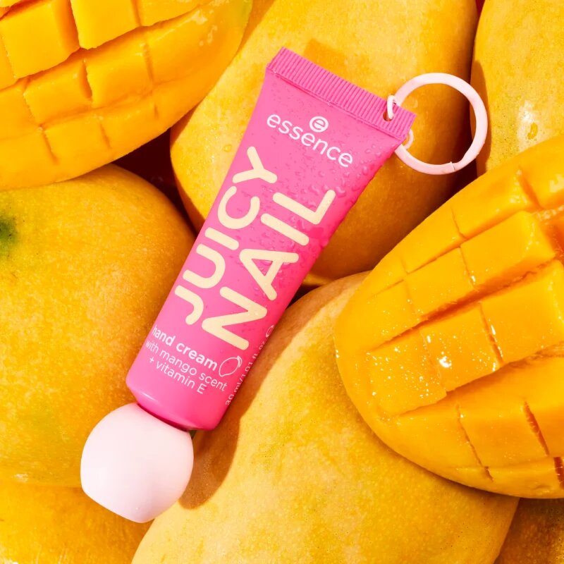 essence JUICY NAIL hydratační krém na ruce s klipem 30 ml