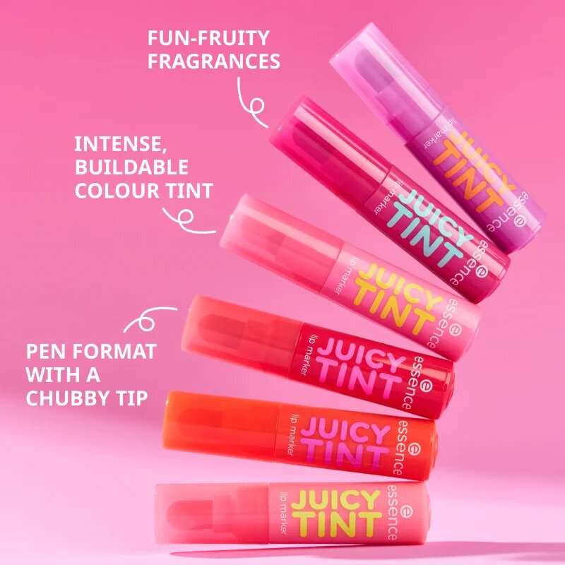 essence JUICY TINT fix na rty odstín 03 Cherry Crush 3.5 ml