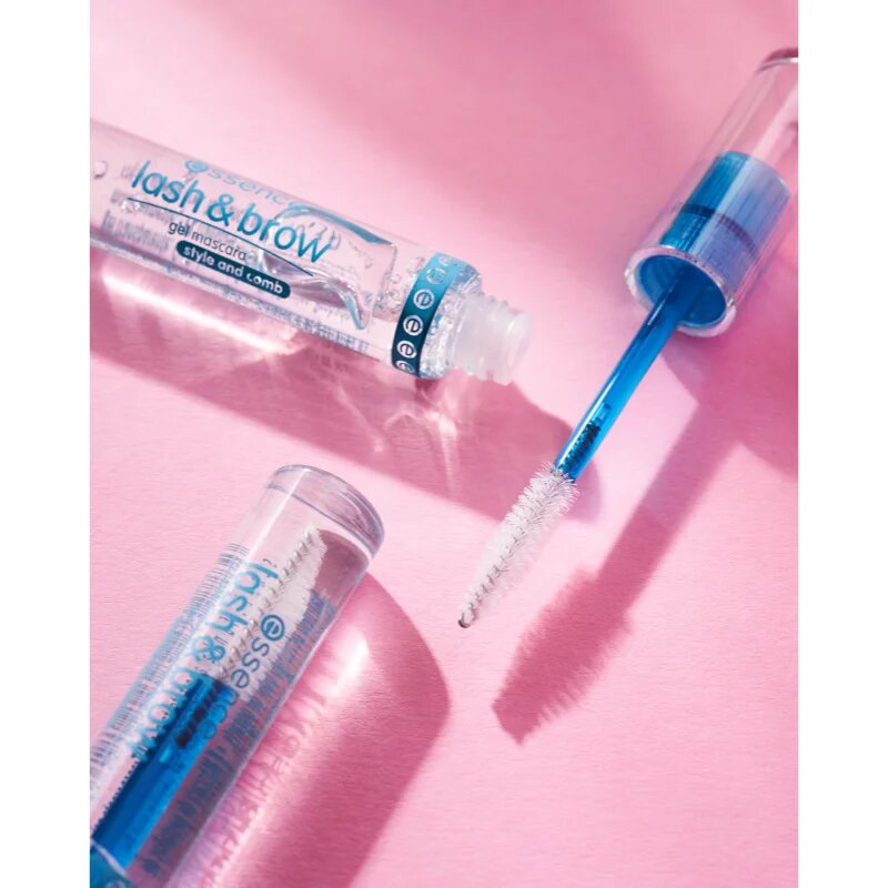 essence Lash & Brow gelová řasenka na řasy a obočí 9 ml