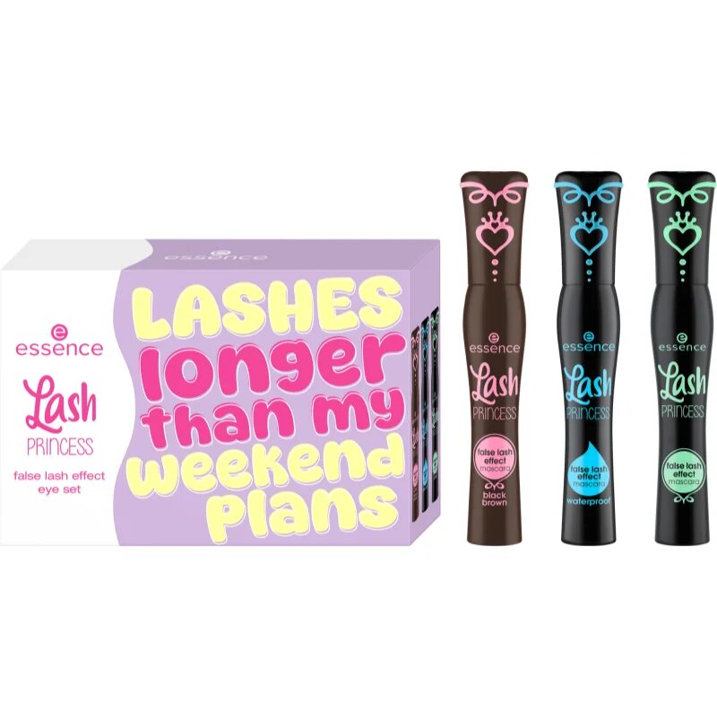 essence Lash PRINCESS false lash effect eye set sada řasenek pro efekt umělých řas