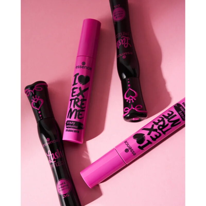 essence Lash PRINCESS řasenka pro objem a natočení řas odstín Black 12 ml