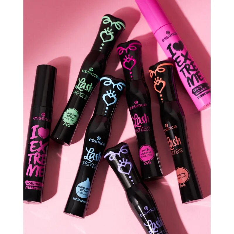 essence Lash PRINCESS řasenka pro objem a natočení řas odstín Black 12 ml