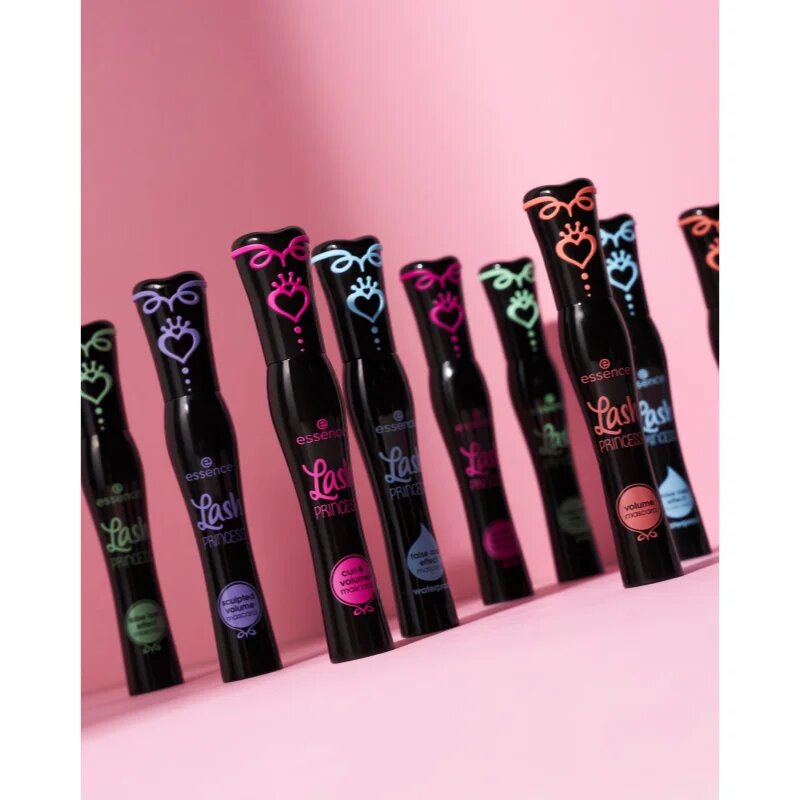 essence Lash PRINCESS tvarující řasenka pro objem a natočení řas odstín Black 12 ml