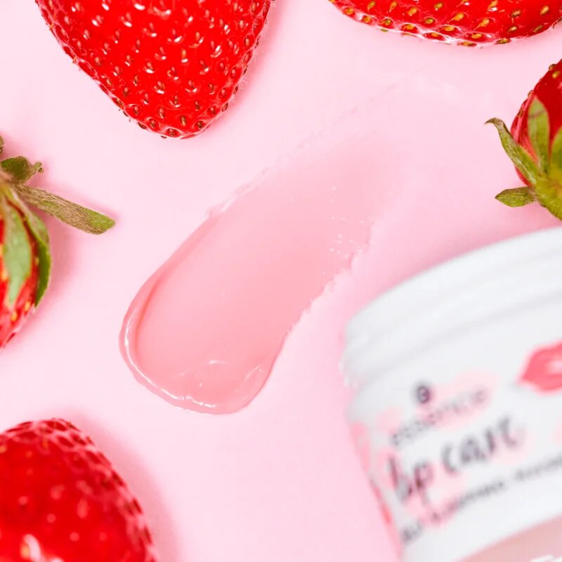 essence lip care hydratační maska na rty na noc 02 Strawberry Milkshake 8 g
