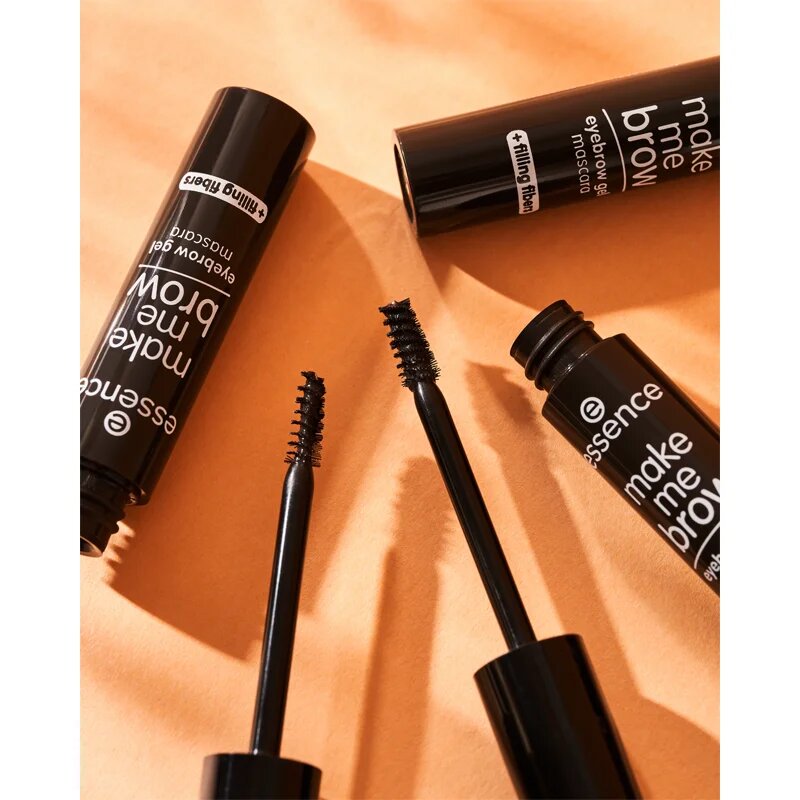 essence Make Me Brow gel na obočí odstín 06 Ebony Brows 38 ml