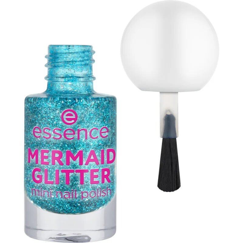 essence MERMAID GLITTER lak na nehty mini odstín 07 5 ml