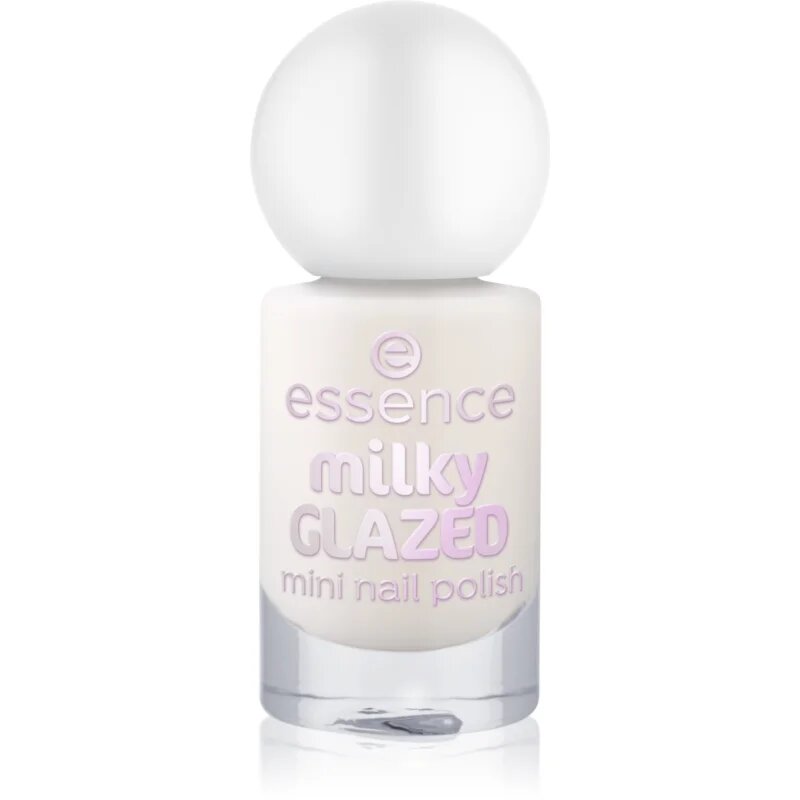 essence milky GLAZED lak na nehty mini odstín 21 5 ml