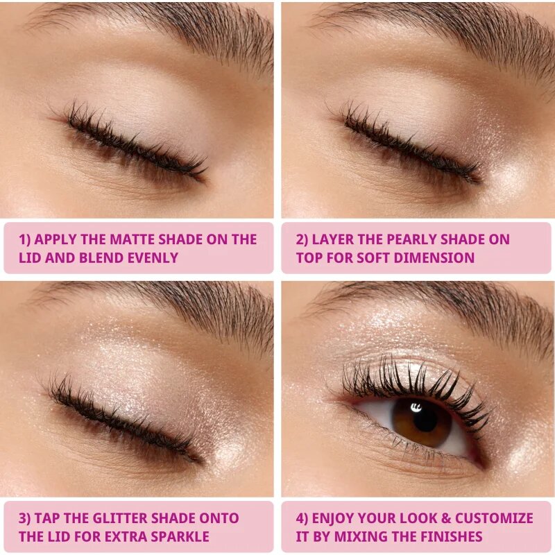 essence mono pearly třpytivé oční stíny odstín 02 Silky Taupe 2 g