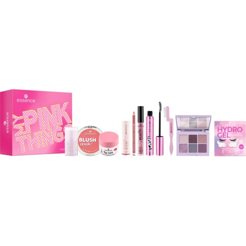 essence MY PINK THINGS sada dekorativní kosmetiky