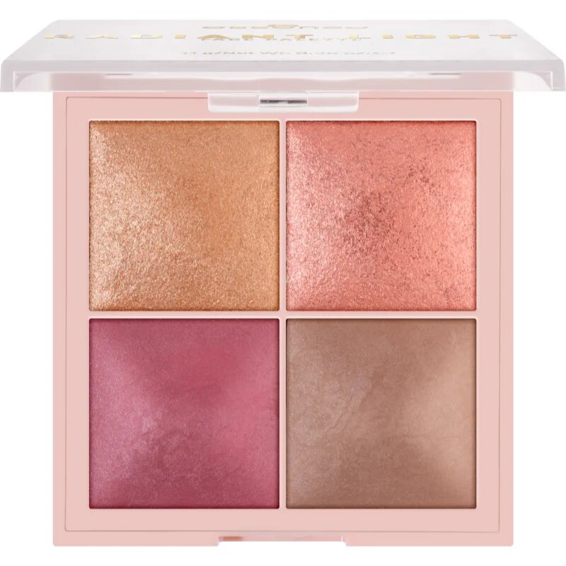essence Radiant Light paletka rozjasňovačů a tvářenek odstín Signature Light 11 g