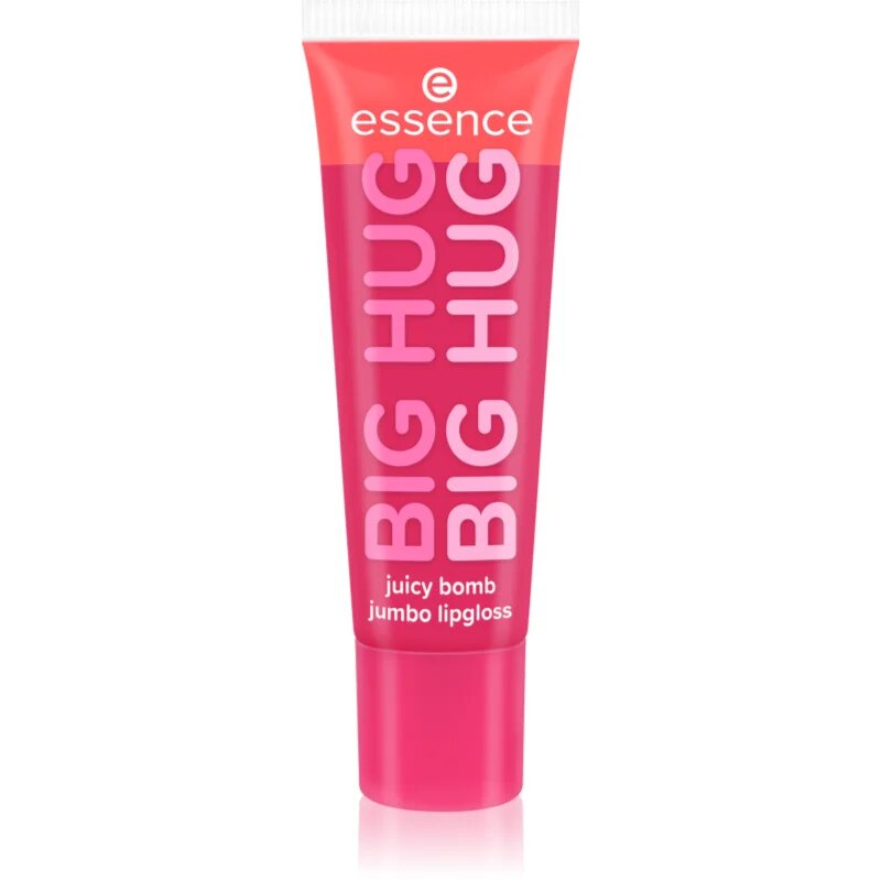 essence Say It With Juicy Big Hug lesk na rty odstín 01 Poppin' Pomegranate 30 ml