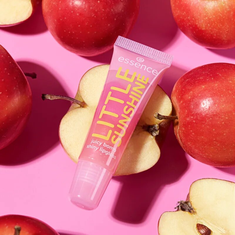 essence Say It With Juicy Little Sunshine třpytivý lesk na rty odstín 05 Awesome Apple 10 ml