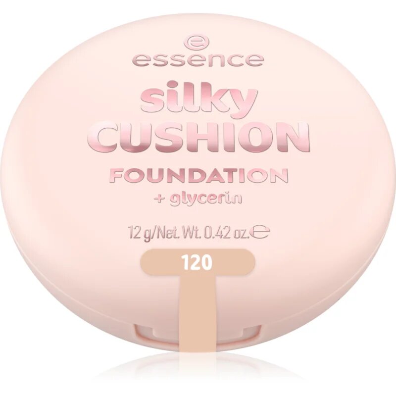 essence silky CUSHION FOUNDATION make-up v houbičce se středním krytím odstín 120 12 g