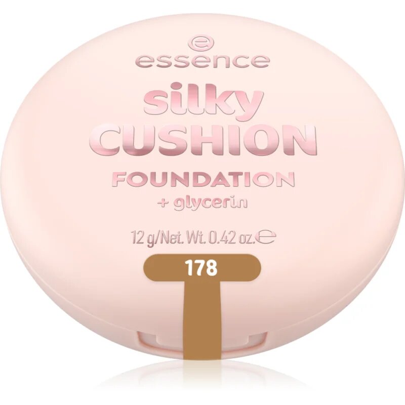 essence silky CUSHION FOUNDATION make-up v houbičce se středním krytím odstín 178 12 g