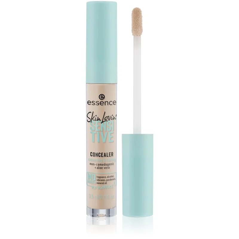 essence Skin Lovin' Sensitive tekutý korektor odstín 20 Medium 35 ml