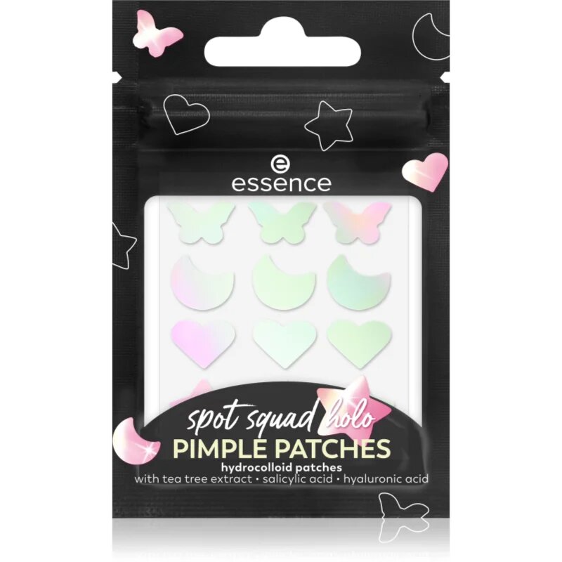 essence Spot Squad Holo Pimple Patches náplasti na problematickou pleť 24 ks