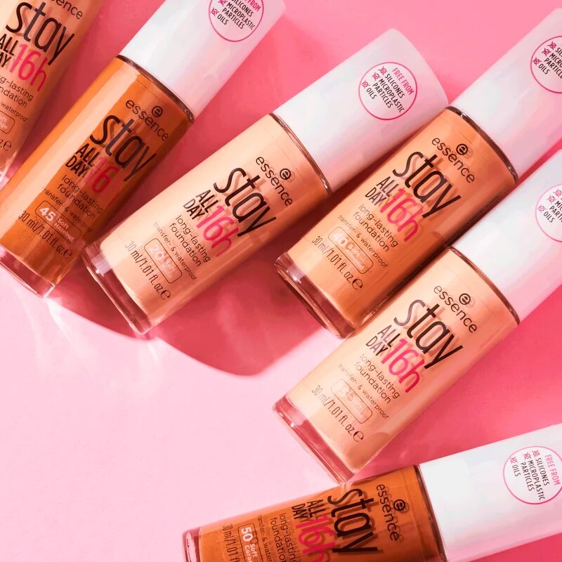 essence Stay ALL DAY 16h voděodolný make-up odstín 20 Soft Nude 30 ml