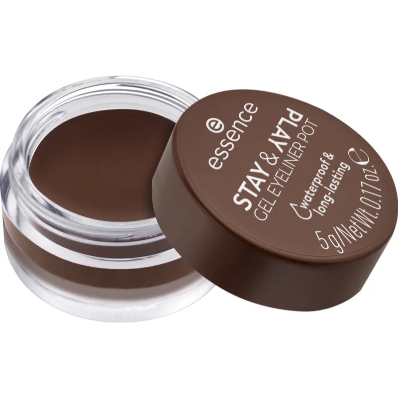 essence STAY & PLAY oční linky odstín 02 Brown 5 g