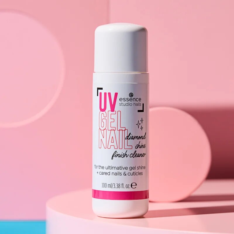 essence studio nails UV GEL NAIL čistič nehtů pro lesk 100 ml
